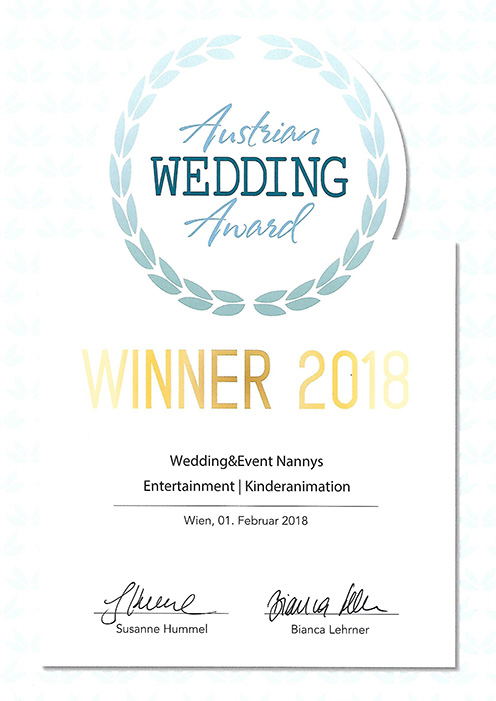 Austrian Wedding Award 2018
